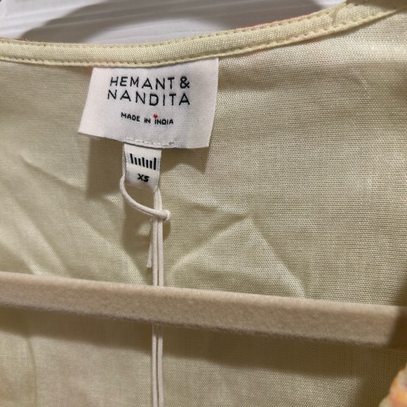 NWT Hemant & Nandita Dress 💛🩷 - Picture 10 of 14